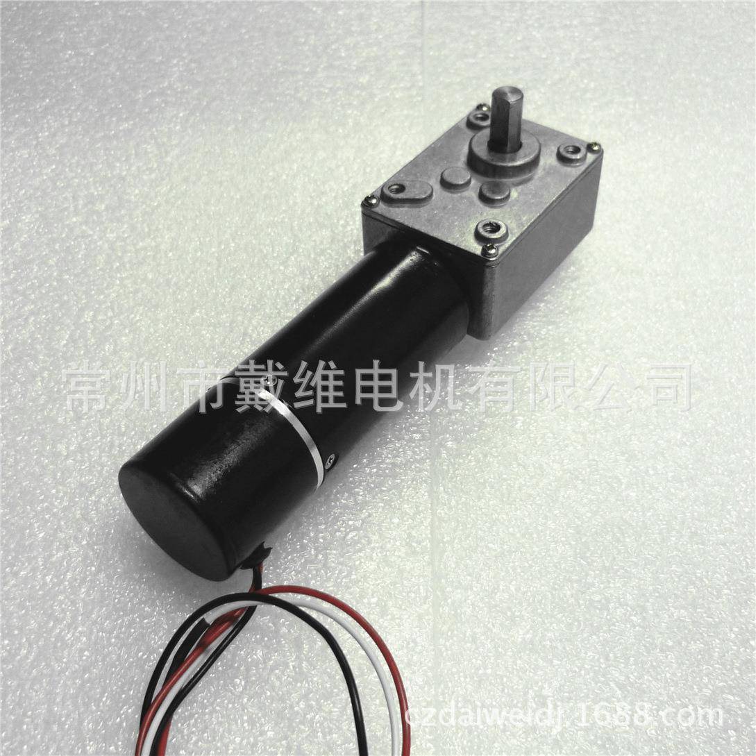 厂家供应12V无刷蜗轮蜗杆减速电机634JSX可内置驱动长寿命