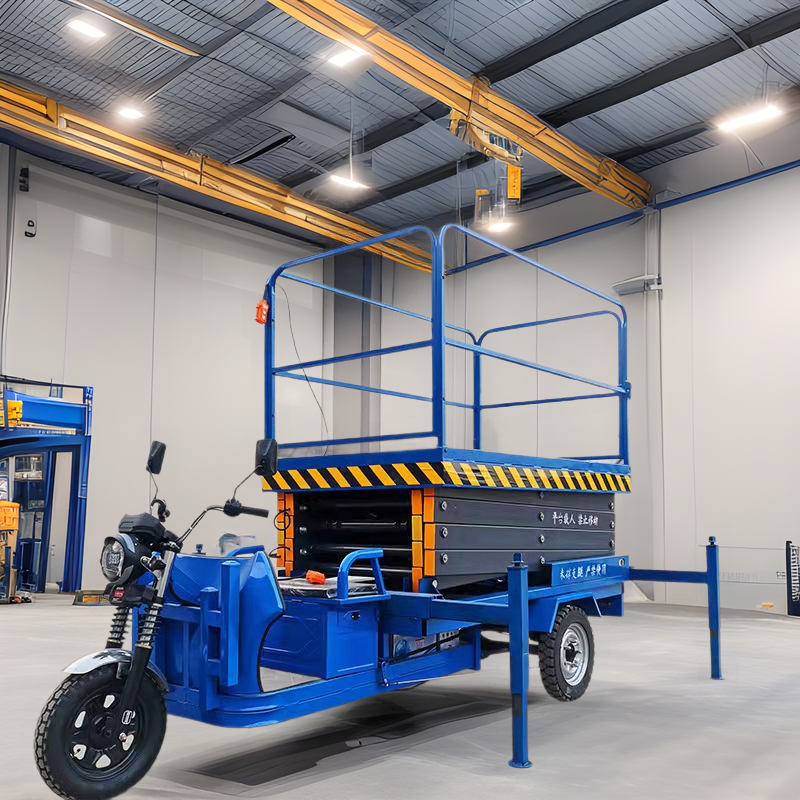 电动三轮式高空作业平台电动液压室内室外登高车 三轮式升降机