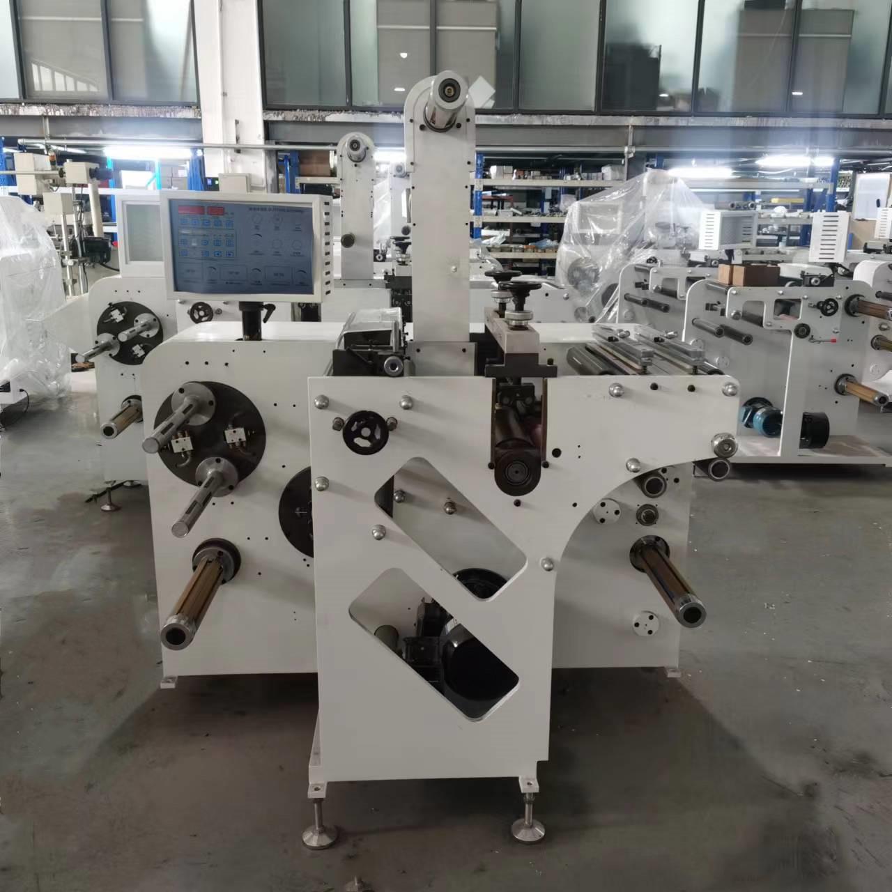 多功能全自动高速圆刀模切机纸类塑料薄膜滚筒式标签切割设备