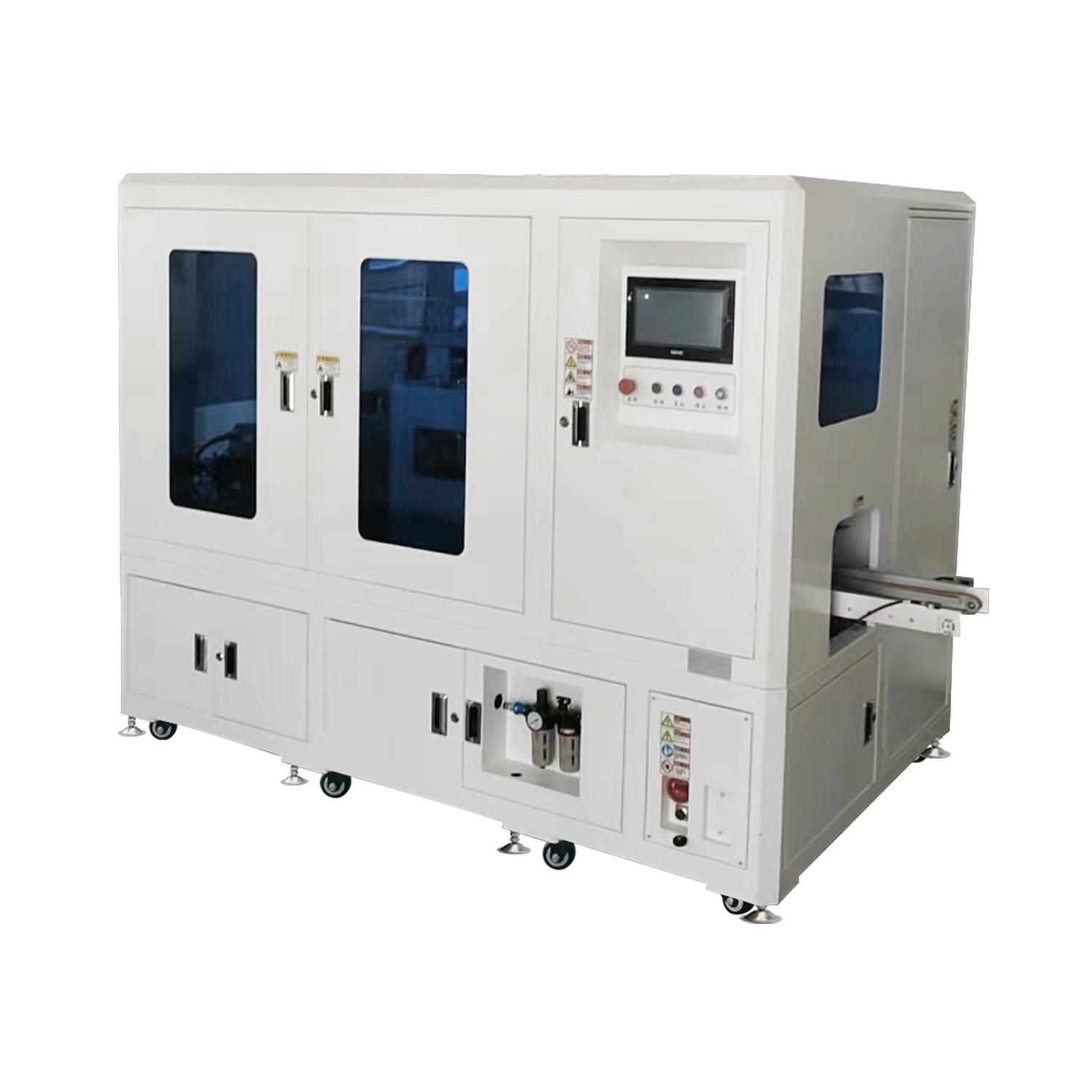 全自动切角机礼盒保健品盒切角覆膜包膜收缩机