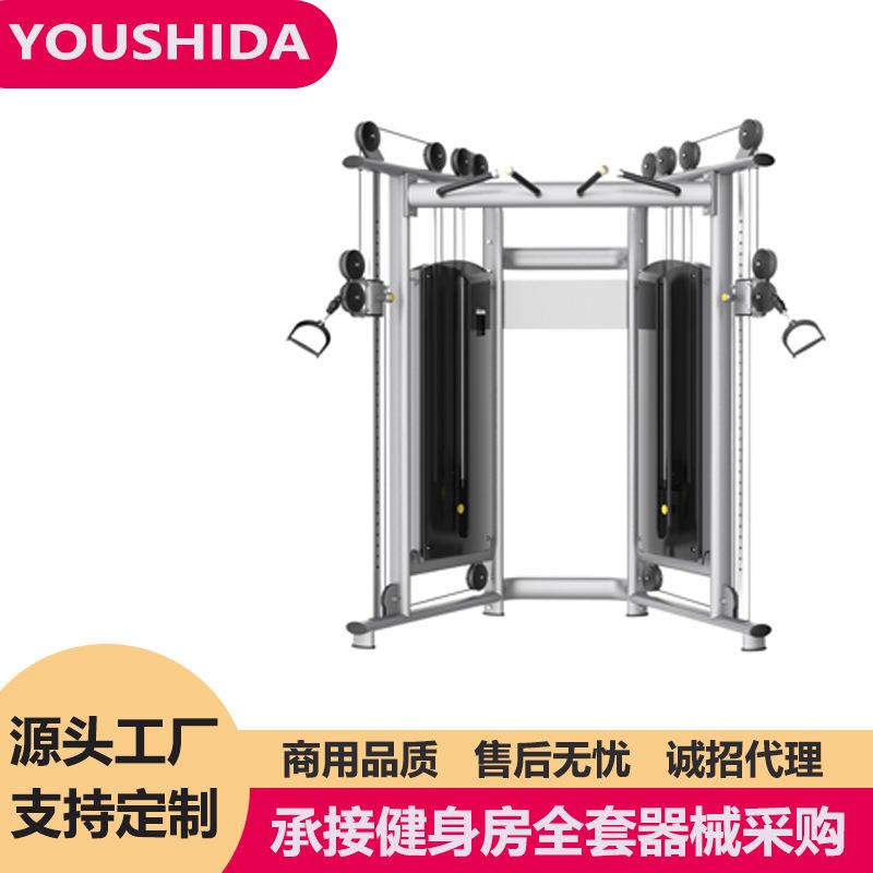 源头工厂小飞鸟龙门架子多功能综合训练器双臂机训练器健身器材