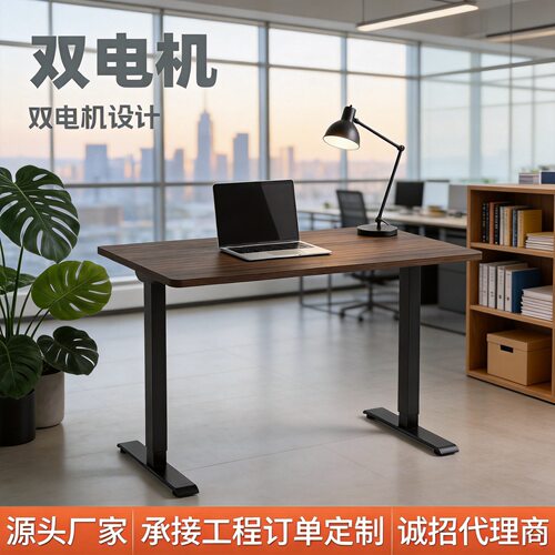 2025美式耐特双电机升降桌腿倒装二节经济款升降桌升降桌子可升降
