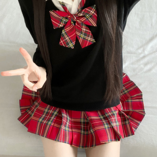 喵太JK制服原创格裙成品布日系学院风高腰学生甜美正版 百褶裙喵太