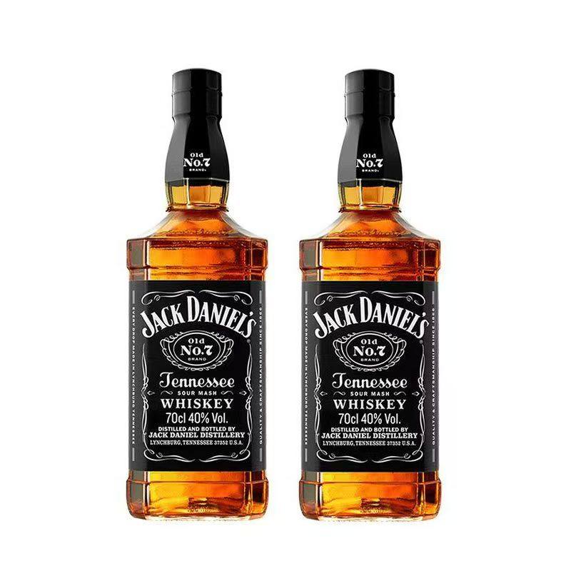 Jack Daniel's杰克丹尼威士忌黑标田纳西州进口洋酒可乐桶700ml