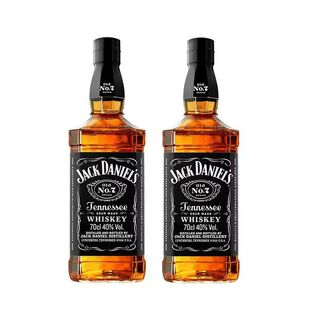 Jack Daniel's杰克丹尼威士忌黑标田纳西州进口洋酒可乐桶700ml