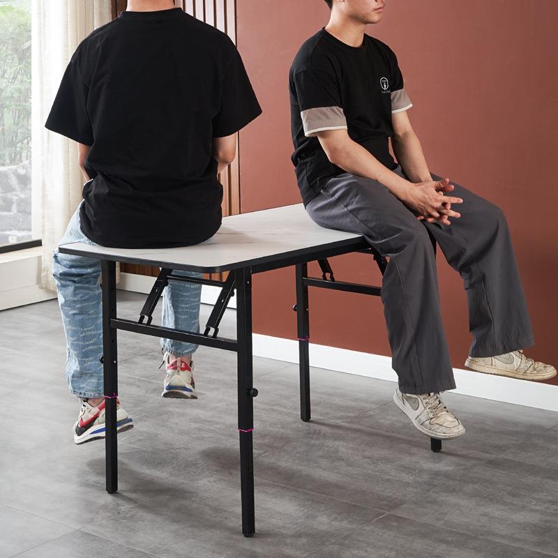 折叠桌子升降餐桌长方形家用可高书桌桌摆摊电脑桌ltaoRER5简易课