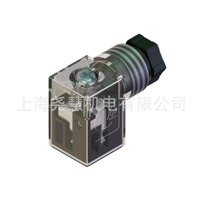 DIN43650 A型连接器 赫斯曼接头 18mm/3+gr./24V/PG9 带LED灯