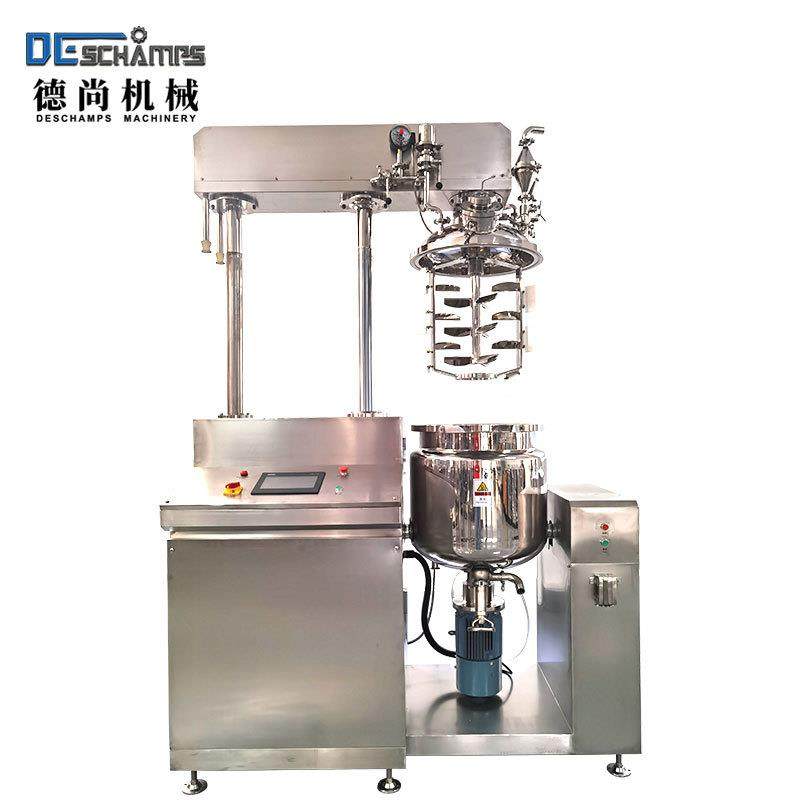 现货100L真空均质乳化锅PLC触控高速5000转定制均质机化妆品设备,清洗/食品/商业设备,乳化机,淘宝优惠券,粉丝福利购,淘宝优惠卷