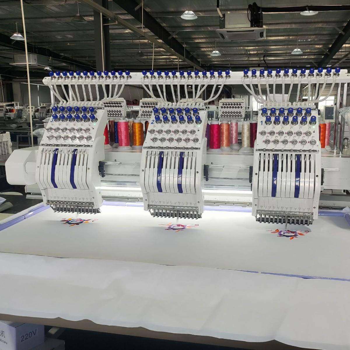 叶氏三头绣花机新款12针成衣绣帽子裁片绣个人用电脑绣花机,机械设备,电子产品制造设备,淘宝优惠券,粉丝福利购,淘宝优惠卷