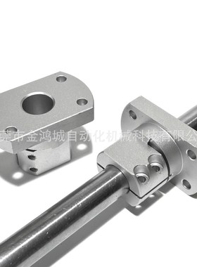 开口光轴支撑固定底座导p向轴支座CLSAM 双切边法兰型RBT06钢制