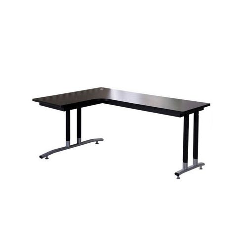 家具钢木简易L单人拐角书桌台式转角办公桌学习W电脑桌子家用