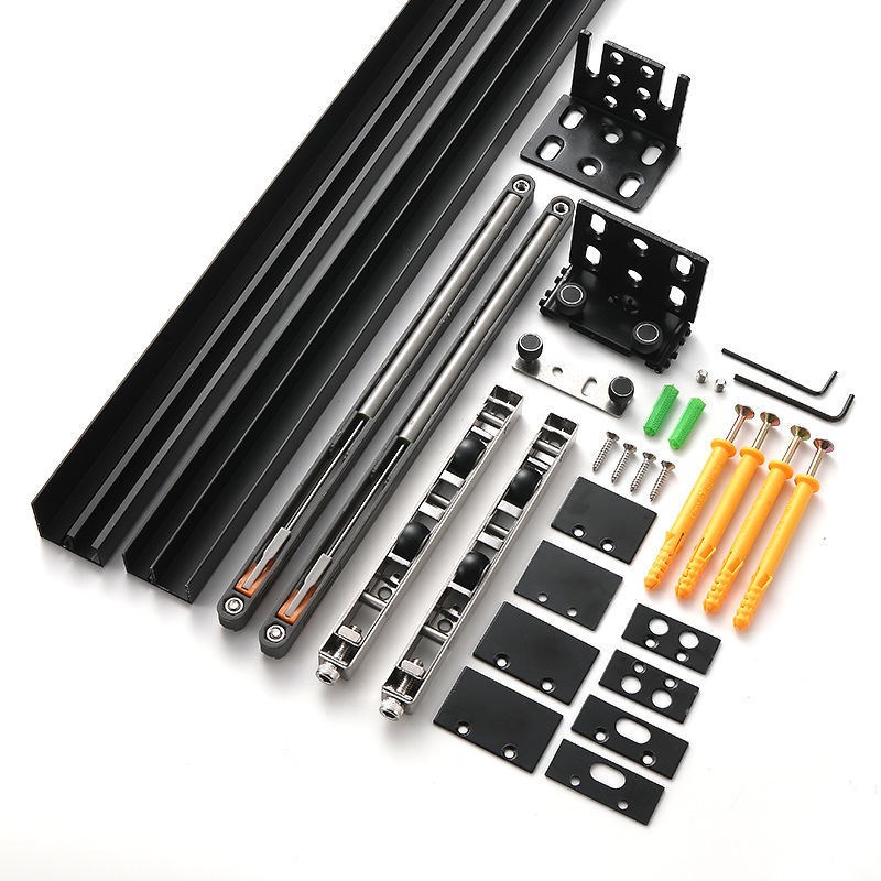 幽灵门隐形轨道五金配件推拉y门无轨移门专用无轨道隐藏轨道门