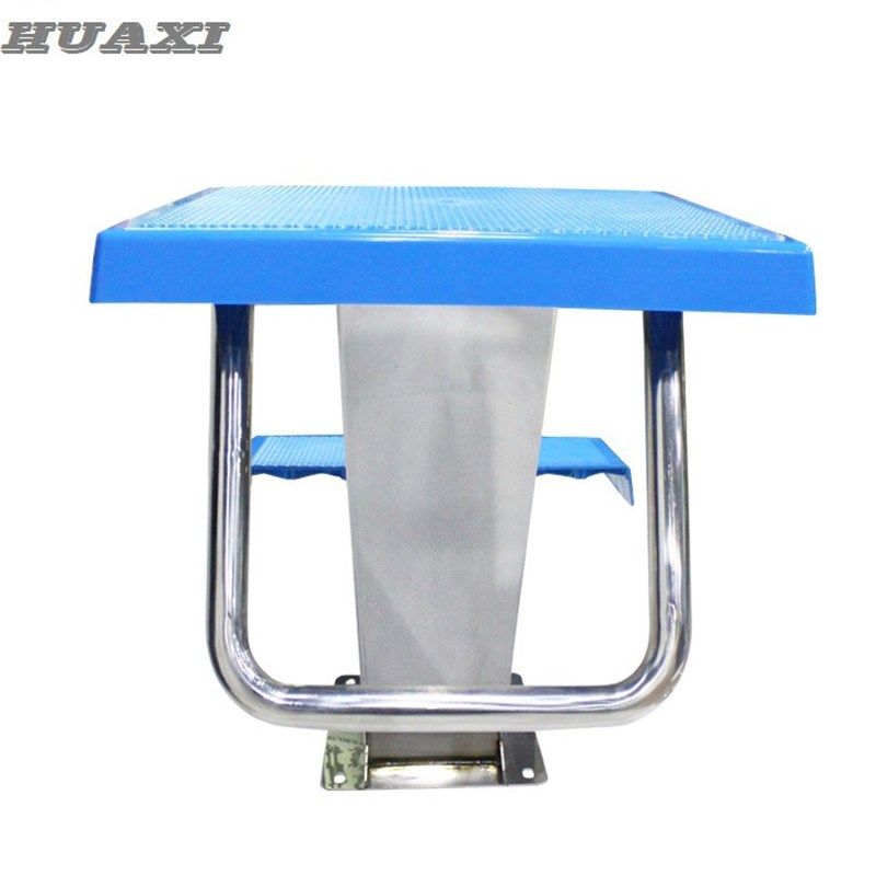 厂家供应 泳池设备 普通二级出发台 ABSG面板 304/316不锈钢底座