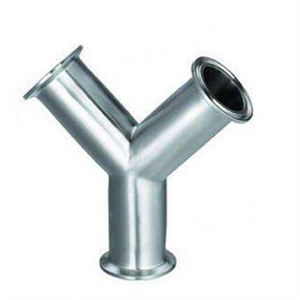 304不锈钢 3A级长型夹式三通A(TMP)  卫生级冲压管件接头