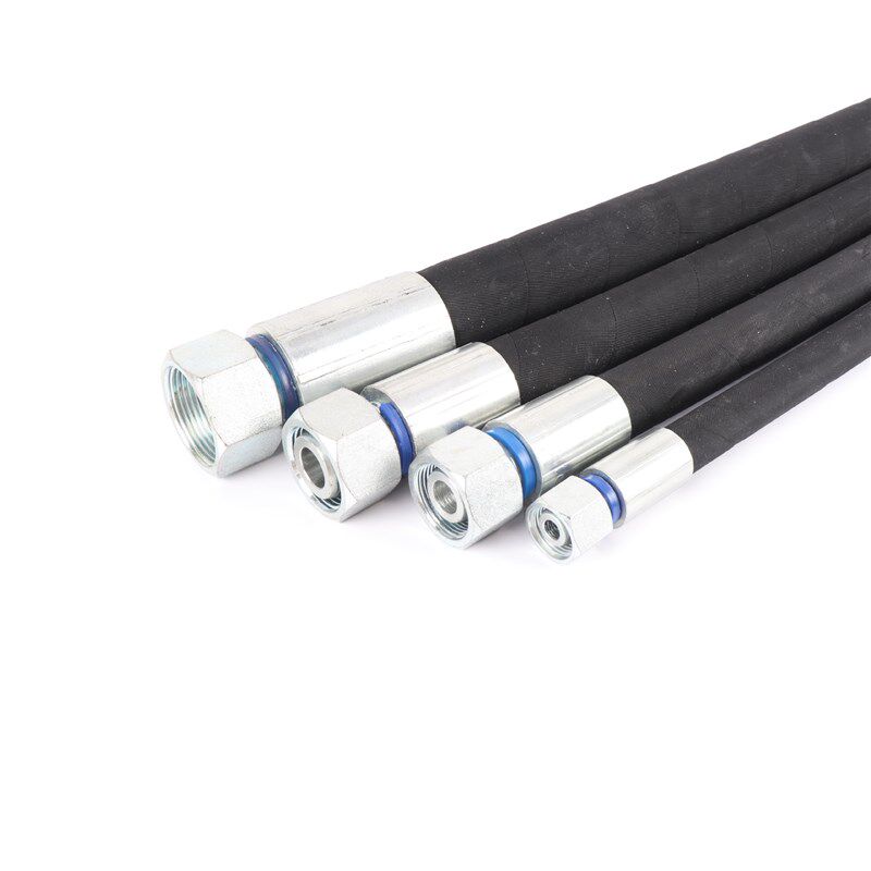 工业橡胶管夹布胶管总成钢w丝编织管高低压胶管高压胶管总成