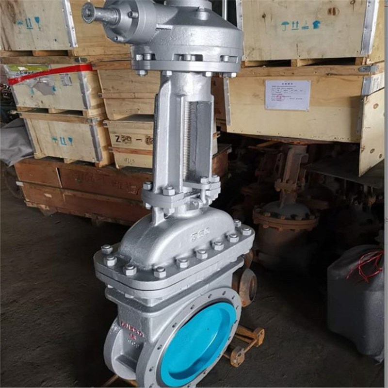 LXLZ71Y-16C 两项流对夹排渣闸阀 DN1Q25 铸钢手动排渣阀