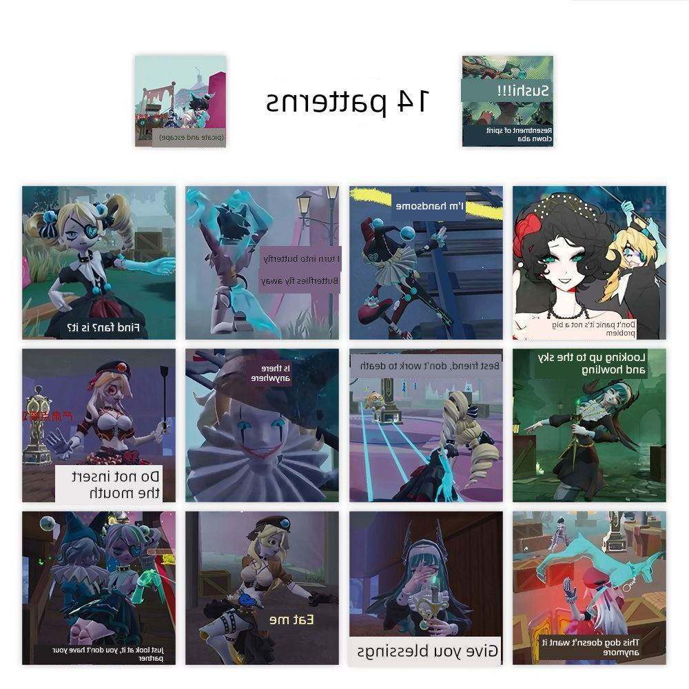 500个新的蛋华夫饼贴纸逃离恐怖的夜晚表情包卷贴纸流行的游戏蛋