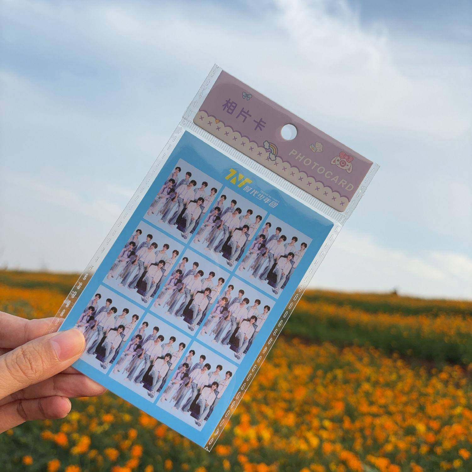 适用TNT时代少年团相片青春男团组合一寸证件照一包2张自印卡精美