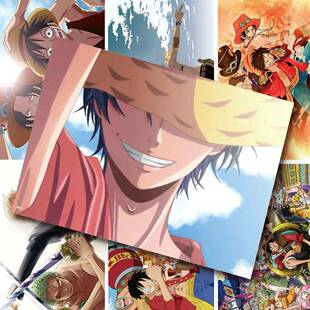 通缉令海报海贼王路飞索隆悬赏令周边高颜值房间卧室装饰墙贴挂画