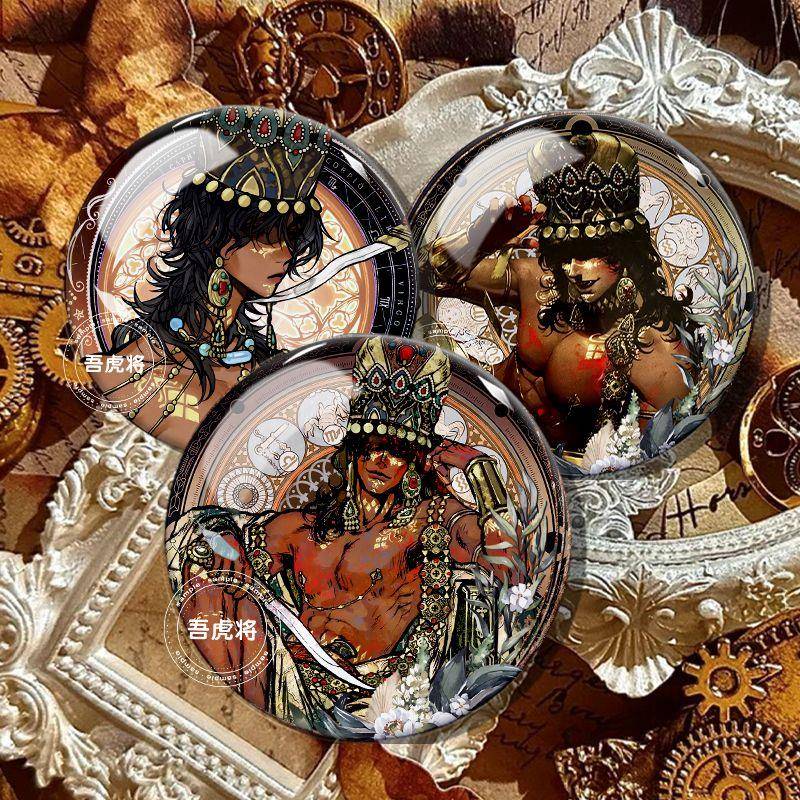 苏丹的游戏磨砂镭射吧唧法尔达克高颜值马口铁收藏痛包配件周边女