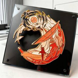 三体周边徽章叶文洁这是人类的落日金属徽章不掉色罗辑周边饰品