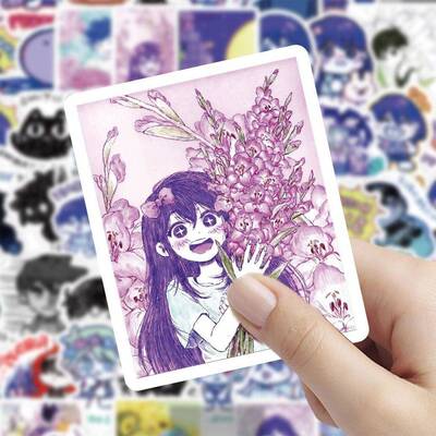 omori角色贴纸可爱二次元游戏周边插画装饰手机桌面水杯diy账贴画