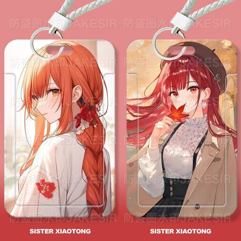 龙族上杉绘梨衣学生滑盖卡套饭卡公交卡身份证件保护套门禁卡校园