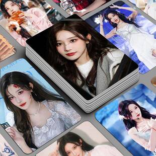 SNH48周诗雨个人周边三寸盒装55张镭射小卡LOMO卡照片生日礼物