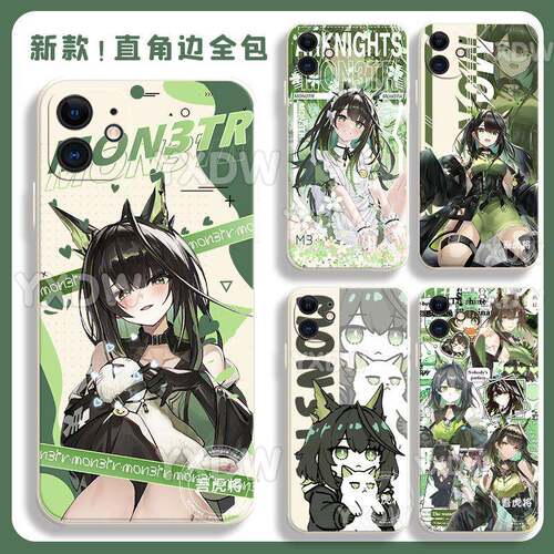 新款明日方舟周边Mon3tr手机保护壳适配华为荣耀OPPOvivo小米苹果
