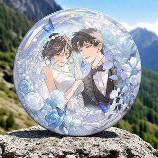 告白小说婚礼特典谷子首发徽章周京泽许随吧唧挂件自制58MM推荐