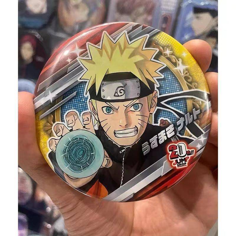 饭制火影忍者jump20周年漩涡鸣人动漫周边谷子徽章胸针礼物包挂件