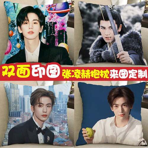 张凌赫周边抱枕同款娃娃玩偶宁安如梦谢危海报枕头双面照片