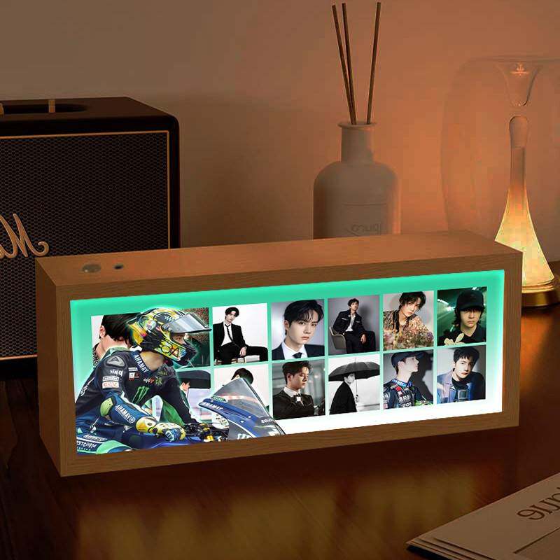 王一博同款明星小夜灯送朋友生日礼物卧室桌面摆件发光蓝牙音箱