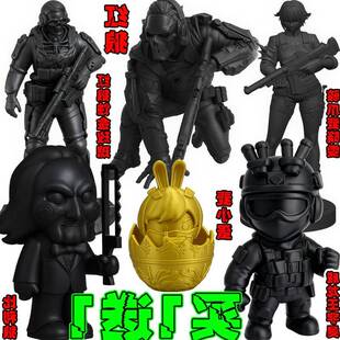三角洲行动周边手办红狼蚀金玫瑰威龙干员3D打印玩具男孩收藏摆件