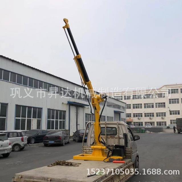 机械1-吨液压车载吊机船用车载液压折臂吊液压随车吊起重机