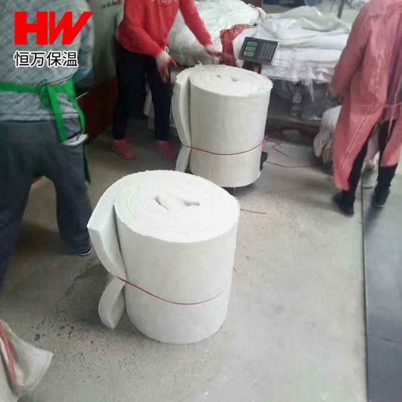 硅酸铝制品保温隔热棉硅酸铝针刺毯耐高温白色陶瓷纤维毯毡