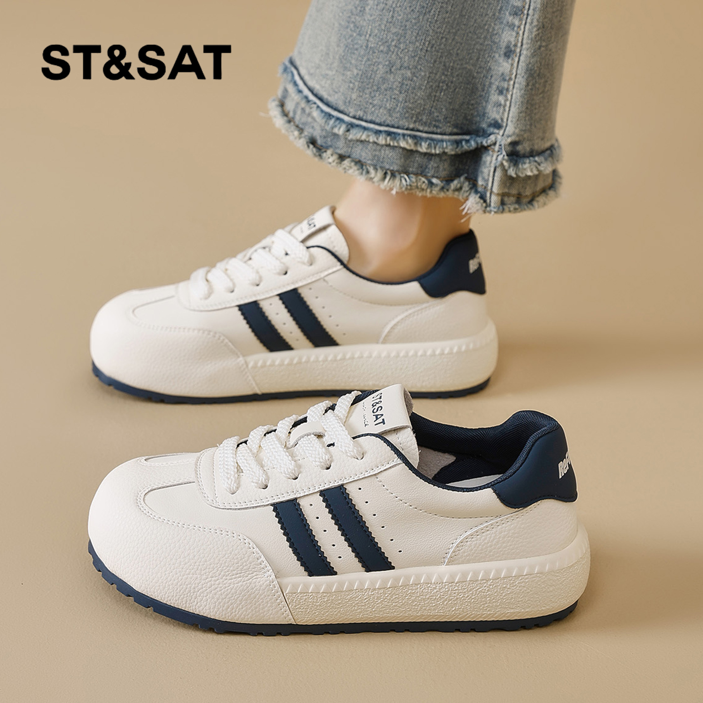 星期六时尚气质百搭超火白鞋阿甘