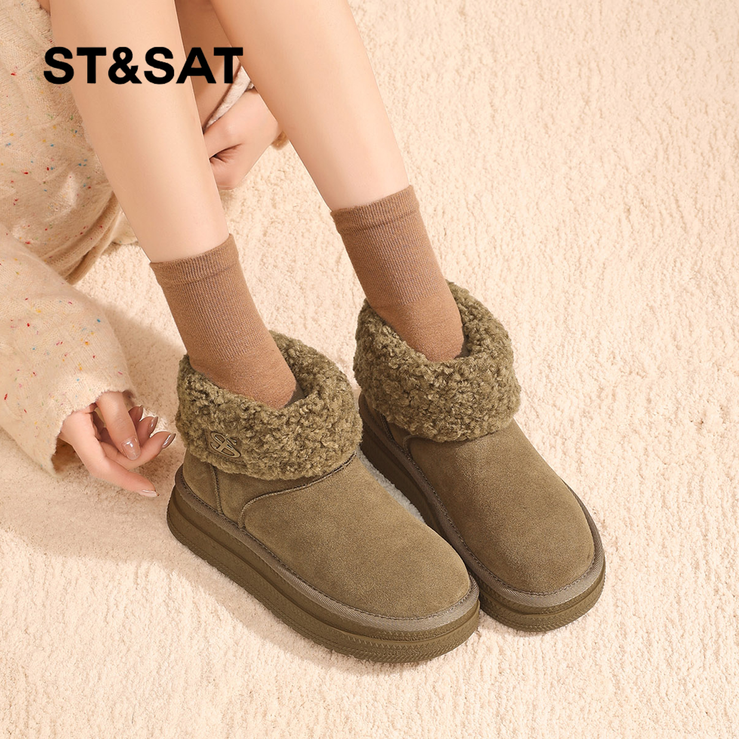 星期六时尚气质百搭超火女士秋冬