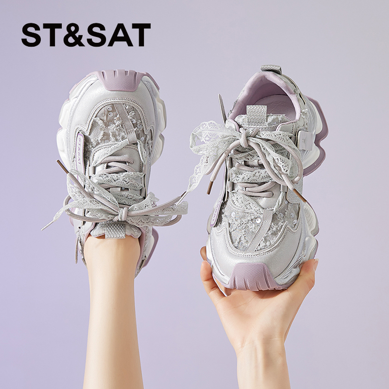 星期六2025夏季新款老爹鞋