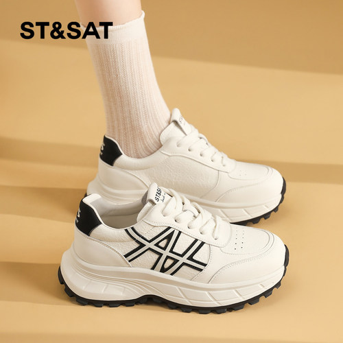 星期六时尚气质百搭超火女士小白