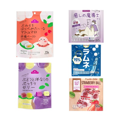 日本永旺TOPVALU水果糖日本直邮