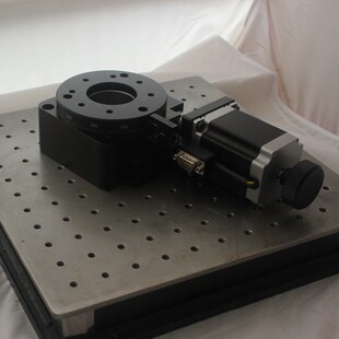 NT01RA100SR轴蜗轮蜗杆传动光学自动旋转台电动滑台中空回转台
