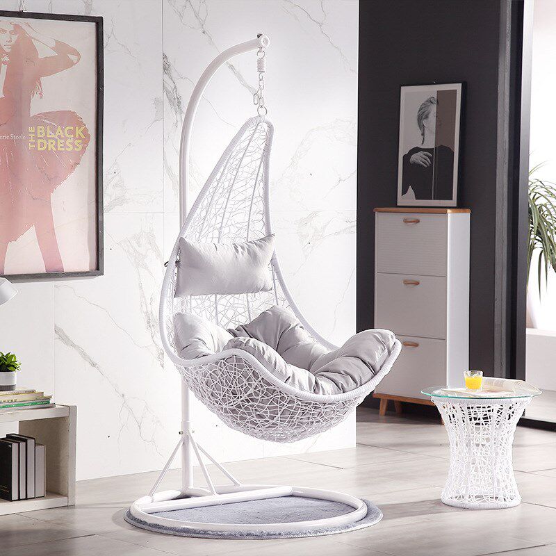 吊篮秋千家用小型吊椅仿藤椅摇篮椅鸟巢室内阳台懒人单人吊床摇椅