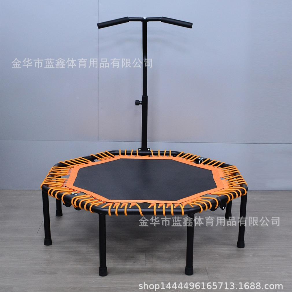跨成人八角可动折叠48英寸八弹力绳蹦家用健身境运带扶床手弹跳蹦