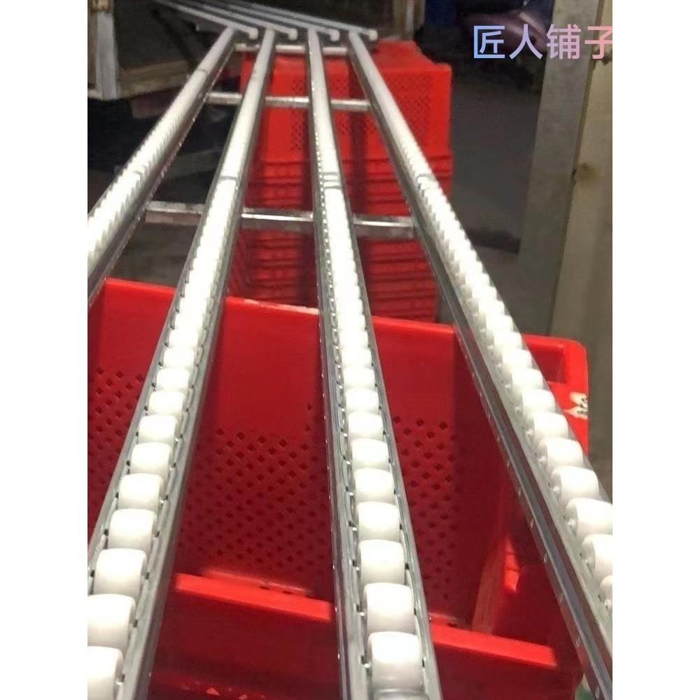 kt卸货滑轮无动力流利条卸货滑道下货滑梯物流传送卸车轻便携