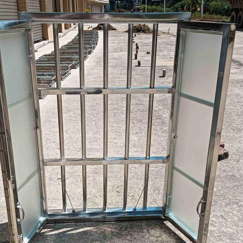 户不钢平窗加防盗窗网.农村自开建房活动板见详情房简易房窗锈跨