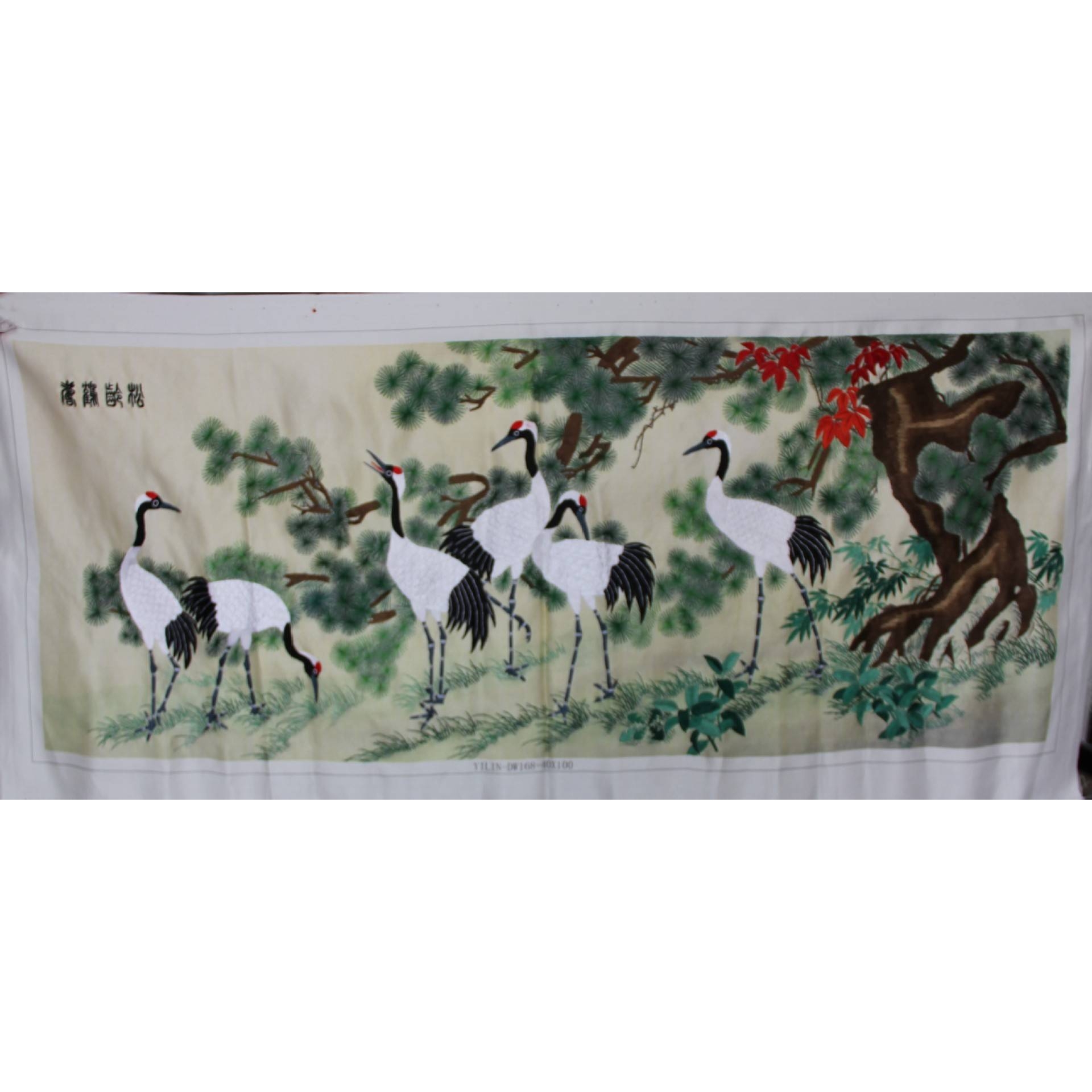 苏绣绣片客厅办公室装饰画手工刺绣挂画家居画饮中八仙厂家生产图片