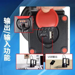 Q957架源间巡夜逻超长续手提 户外航双光手电筒多功能可接三脚JY