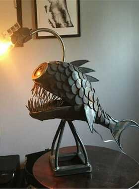 Angler Fish Lamp 琵琶鱼灯 落地式USB接口台灯发光气球夜光摆件