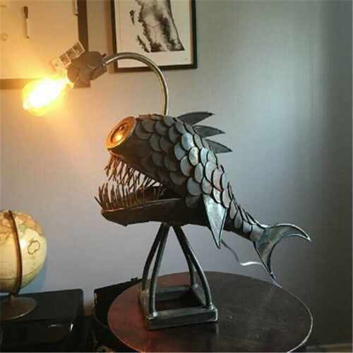 Angler Fish Lamp 琵琶鱼灯 落地式USB接口台灯发光气球夜光摆件
